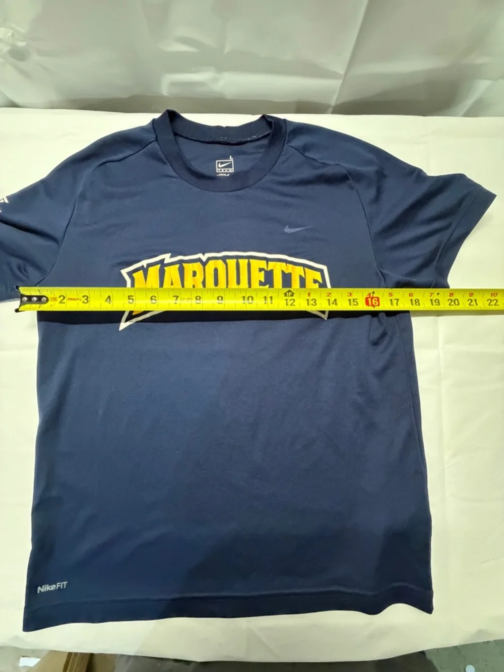 Nike Navy and Yellow‎ Marquette Short Sleeve Tee